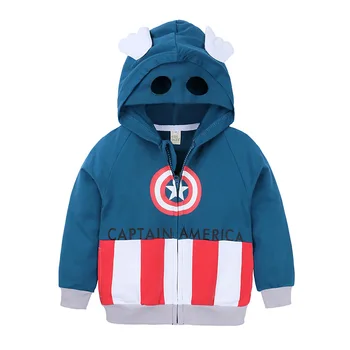 Marvel Avengers Spider-Man detský sveter na zips, tričko jesene a zimná bunda s kapucňou detské oblečenie