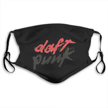 Masku Na Tvár, Daft Punk Ťažšie, Lepšie, Mäkké Módny Dizajn Zábavné Biela Čierna Opakovane Ochranné Masky