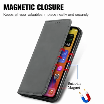 Matný Kožené puzdro Pre Samsung Galaxy A51 A71 A50 A70 A30 A30S A31 A40 A41 A21S A11 A01 Core Magnet Flip Book Kože, puzdro
