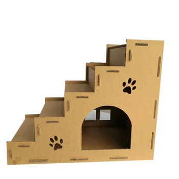 Mačka preliezkami mačka hniezdo zvlnené dom pet multi-layer skákanie platformu s potravinami rack environmenta