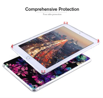 Maľované Tablet Mäkký Kryt pre Samsung Galaxy Tab 10.1 2019 Prípade Silikónové SM-T515 SM-T510 T515 T510 Mäkké TPU Shockproof Coque