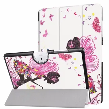 Maľované Ultra Slim Magnetické Folio Stand Kože Flip Puzdro Pre Acer Iconia 10 B3-A40 B3 A40 10.1
