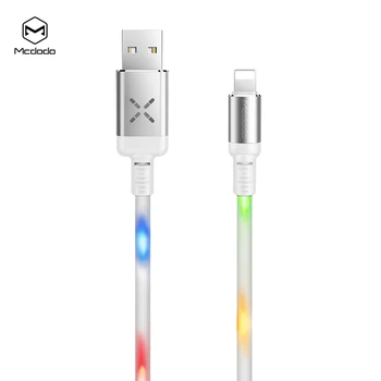 Mcdodo Lightning Hudby Dátový Kábel Tanec LED Rýchla Nabíjačka usb Pre iPhone 6 7 8 XS 11 Pro Max iPad, iPod, Iphone prípadoch