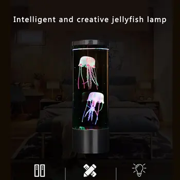 Medúzy LED Nočné Lampy Farbu Meniace LED Ploche Svetlo Domáce Dekorácie Nočné Svetlo Medúzy Akvárium Štýl LED Lampa