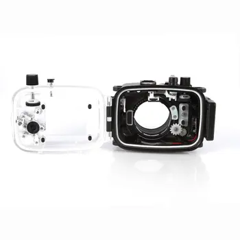 Meikon Vodotesné Podvodné Bývanie Fotoaparát Potápanie Prípade pre Canon G7X Mark II WP-DC54 G7X-2