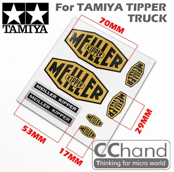 Meiller kipper logo samolepky pre tamiya 1/14. rozsahu arocs 3348 vyklápač rc auto prívesom traktora hračky truck
