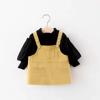 Melario Dojčenské Oblečenie pre Dievčatá Oblečenie Nastaviť 2020 Jeseň Zima Novorodenca Dievča Oblečenie T-shirt a Podväzkové Sukne Oblečenie