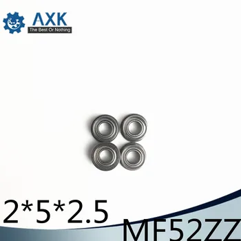 MF52ZZ Príruby Ložísk 2x5x2.5 mm, ABEC-1 ( 10 KS ) Miniatúrne Prírubovým MF52 Z ZZ Guľkové Ložiská