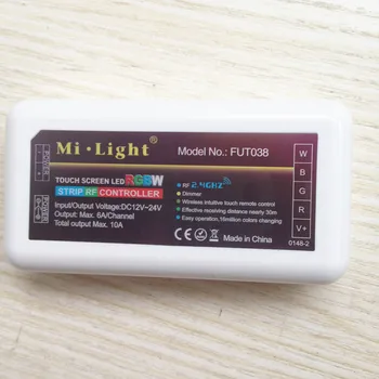 Mi svetlo 12-24V 24A 4 Zóny wifi led pásky RF Controller 2.4 G Stmievateľné bezdrôtový pre 5050 3528 3014 RGBW RGB RGBWW led pásy