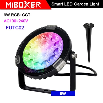 Miboxer 9W RGB+SCS Smart LED Záhradné Svetlo FUTC02 AC100~240V IP66 Vodotesný led Vonkajšie svietidlo Záhradné Osvetlenie