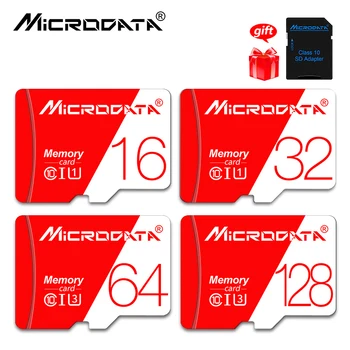 Micro SD 128 GB Kartu TF Flash Pamäťová Karta sdxc 64 GB 32 GB, 16 GB 8 GB Vysokej Rýchlosti Class10 pre Tablety Samsung Telefón, Fotoaparát