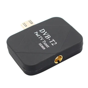 Micro Usb Dvb-T2, Dvb-T Mobile Tv Tuner Prijímač Digitálny Kľúč Pre Android Telefónu Pad Watch Live Tv Micro - Usb Tuner