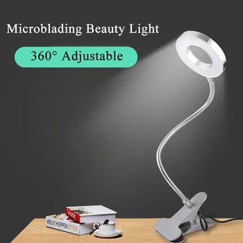 Microblading Svetlo Lampy Tabuľka Klip USB Obočie Lip Liner Permanentného make-upu Rias Rozšírenie Manikúra Tetovanie Dodávky Príslušenstvo