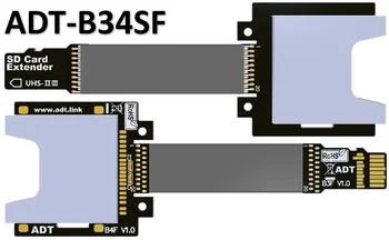 MicroSD TF Pamäťovú Kartu Extender kábel Vysokej Rýchlosti Až 312MB/sec Pre SDHC SDXC UHS-II UHS-III SD Kartu Rozšírenia