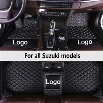 MIDOON Auto podlahové rohože pre Suzuki KIZASHI Jimny IGNIS Grand Vitara Vlastné auto nohy Podložky automobilov