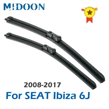 MIDOON Stierač LHD RHD Predných Stieračov Pre SEAT Ibiza 6J 2008 - 2017 2016 čelné Sklo Čelné sklo Predné Okno, 24