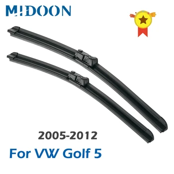 MIDOON Stierač RHD LHD Predných Stieračov Na VW Golf 5 6 2005 - 2012 čelné Sklo Čelné sklo Predné Okno, 24