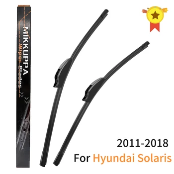 MIKKUPPA Stieračov Pre Hyundai Solaris 2011 2012 2013 2016 2017 2018 Stierače čelného skla Auto Príslušenstvo