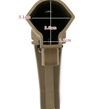Mil-Spec MOE M4 JM8 Zásob Buttstock Prijímač Pištole Pripraviť Zbraň Zásob Pre Gél Blaster Airsoft Pištoľ Hračka Zbraň Upgrade Súčasťou Príslušenstvo
