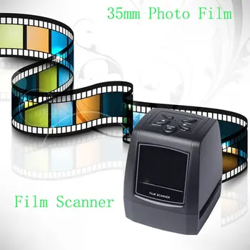 MINI 5MP 35mm 135 mm Negatívny Film Skener Negatívne List Fotografiu, film Prevádza USB Kábel LCD List 2.4