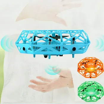 Mini Anticollision Snímač Indukčný Ručné ovládanie nadmorská Výška Hold UFO Drone Stroj Na Rádiové Ovládanie Deti Hračky