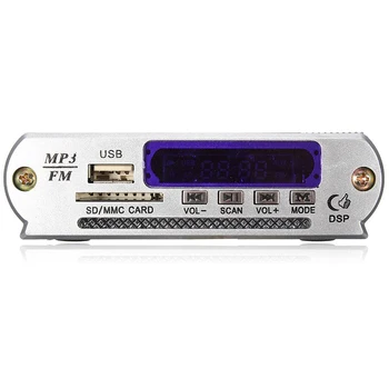 Mini Auto Auto USB Digitálny LED SD o Zosilňovač Zosilňovač MP3 Dekodér SD / MMC Karty U Stick FM Rádio Prehrávač Diaľkové s diaľkovým c