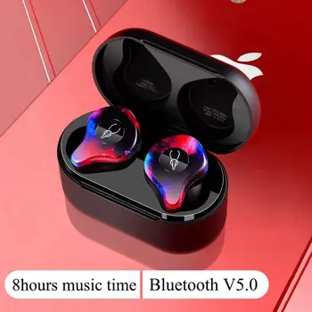 Mini Bluetooth Slúchadlá Port Bezdrôtový Bezdrôtové Stereo Slúchadlá do ucha Bluetooth 5.0 Nepremokavé Bezdrôtový ušné Slúchadlá