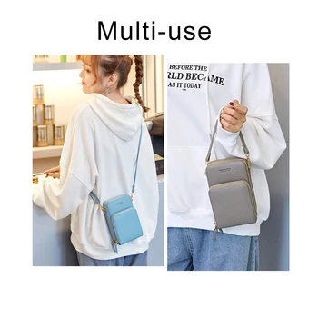 Mini Crossbody Tašky cez Rameno Ženy Multi-funkčné Prijemne Mobilný Telefón, Pocket Karty Kabelku Dámy Malá Taška Ženy Messenger Taška