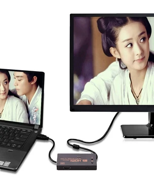 Mini DP DP DisplayPort Na 4K HD AudioVideo Adaptér Prepnite Prepínač Converter Výber pre Macbook Notebook PC Do TV, Projektora