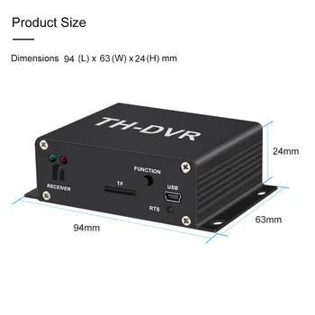 Mini DVR TH-DVR AHD TVI CVI 1080P/720P TF / SD Karty Mini DVR H. 264 HDMI USB CCTV Kamera, videorekordér HC-DVR