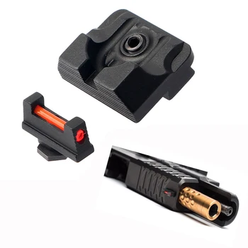 Mini Glock Predný Pohľad / Zadné Boj proti Pohľad Taktické Optický Zameriavač Pre Glock 17, 17C, 17L, 19, 19C, 20, 20 C, 20, 21 Zbraň