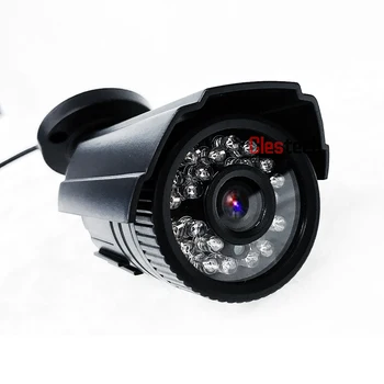 Mini HD Cctv Kamery 1200TVL v/Vonkajšie Nepremokavé IP66 INFRAČERVENÉ Nočné Videnie CMOS Analógový farba domáce sledovanie bezpečnosti Majú držiak