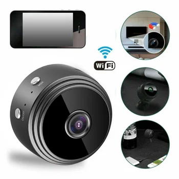 Mini Kamera Home Security A9 HD 1080P Senzor Nočné Videnie Videokamera Pohybu DVR Mikro Kamera Šport DV Video Malá Kamera P2P Cam