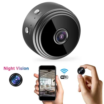 Mini Kamera Home Security A9 HD 1080P Senzor Nočné Videnie Videokamera Pohybu DVR Mikro Kamera Šport DV Video Malá Kamera P2P Cam