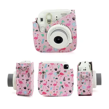 Mini Kamera Kožený Kryt Pre Instax Mini 9 Mini8 Okamžité Film Camerase Taška PU pre Fujifilm Instax Mini 8+ Instant Filmové Kamery