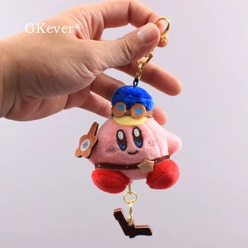 Mini Krásne Darčekové Hviezda Kirby 7 cm Animátor Bábiky, Plyšové Keychain Prívesok Mäkké Hračky