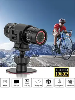 Mini Motocykel Prilbu Kamera Nepremokavé Vonkajšie Koleso Kamera HD 1080P 3MP Cyklistické Prilby DV DVR Rekordér Micro Videokamera