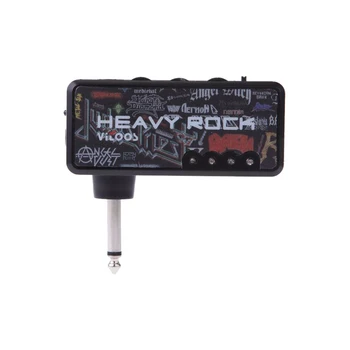 Mini Nízke Skreslenie Effector Slúchadlový Zosilňovač Heavy Rock Domáce Audio Nabíjateľná Hudobné Nástroje Elektrická Gitara Plug