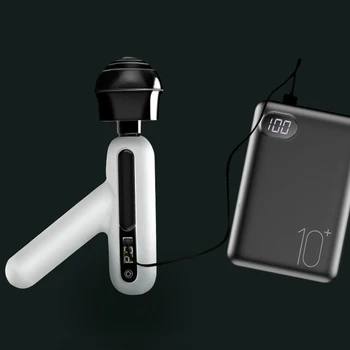 Mini Prenosné Elektrické Fascia Zbraň USB Nabíjanie Svalov Masáž Zbraň Nízka Hlučnosť Hlbokú Relaxáciu Masér Úľavu od Bolesti, prípravkov na Chudnutie, Formovanie