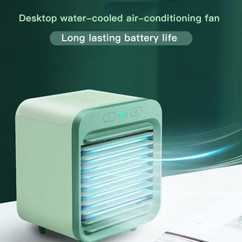Mini Prenosné klimatizačné zariadenie Multi-Funkčný Zvlhčovač Čistička USB Desktop Chladič Vzduchu Ventilátor S Vodná Nádrž Domov Chladiaci Ventilátor
