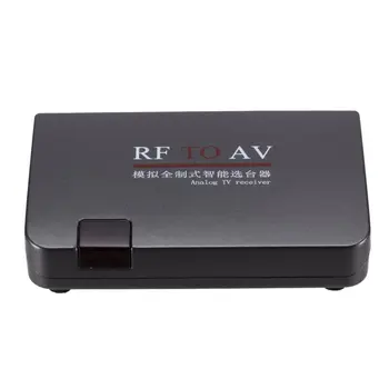 Mini Prenosné RF Na AV Analógový TV Prijímač RF Na AV Prevodník Modulátor Napájací Adaptér, USB Port s Video Kábel