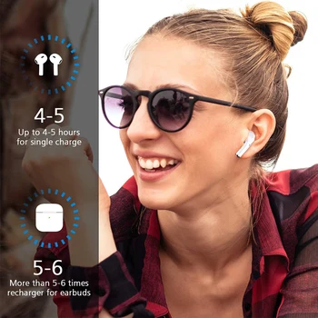 Mini Pro 4 bluetooth slúchadlá & slúchadlá HiFi Slúchadlá TWS pre iPhone11 pro/Xiao mi bezdrôtové bluetooth slúchadlá Premenovať GPS