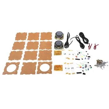 Mini Reproduktor 3W Box DIY Kit S Priehľadným Shell Počítača, Audio Elektronických Komponentov Dropship