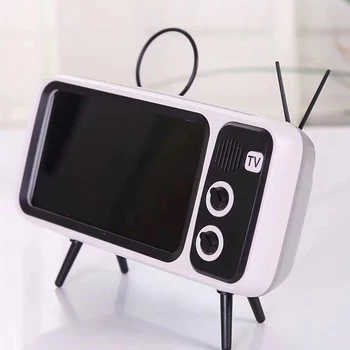Mini Reproduktor Retro TV Mobilného Telefónu na Obrazovke Stojan Bezdrôtové pripojenie Prenosných Audio Reproduktory F-Najlepšie