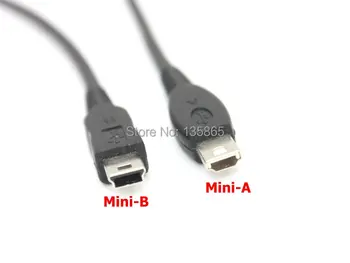 Mini USB MINI-A K MINI-B 5pin USB kábel pre TI-84 Plus a TI-89 Titán Grafika S3 39 cm
