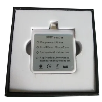 Mini veľkosť LF nízka frekvencia 125KHz RFID Reader Android Mobilný Telefón Ultra Malé Prenosné USB OTG RFID ID Card Reader