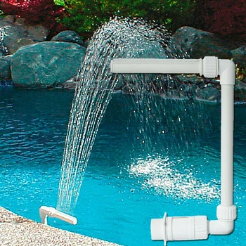 Mini Vodopád Bazén Trysky Fontány LED Svetlá Podlaha Nástroj Nastaviteľné Pre Bazén, Jazierko, Vodopád Záhrada Domáce Dekorácie 2020