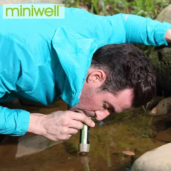 Miniwell Vonkajšie kemping vodný filter survival kit pre cestovanie,vojenské