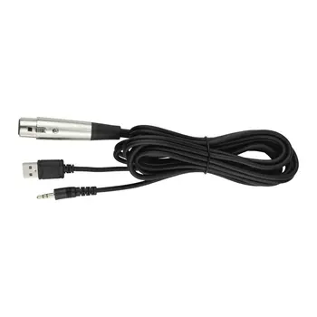 MK F100TL Mikrofón Vyhradená (USB + 3,5 mm) Dvojitý Kábel Podpora pripojenie zvukovej karty Znížiť hluk pozadia