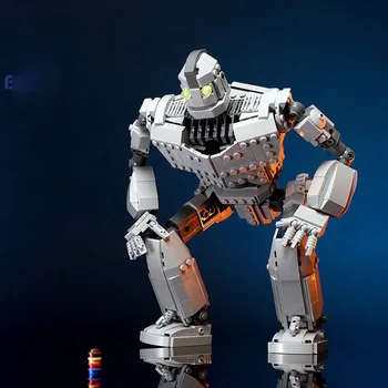 MOC Robot Nosenie Železa Robot Technic Mesto číselné Údaje Obrích modelov Stavebné kamene, Tehly Deti Hračky Chlapec Darčeky Narodeniny HOBBY hračky